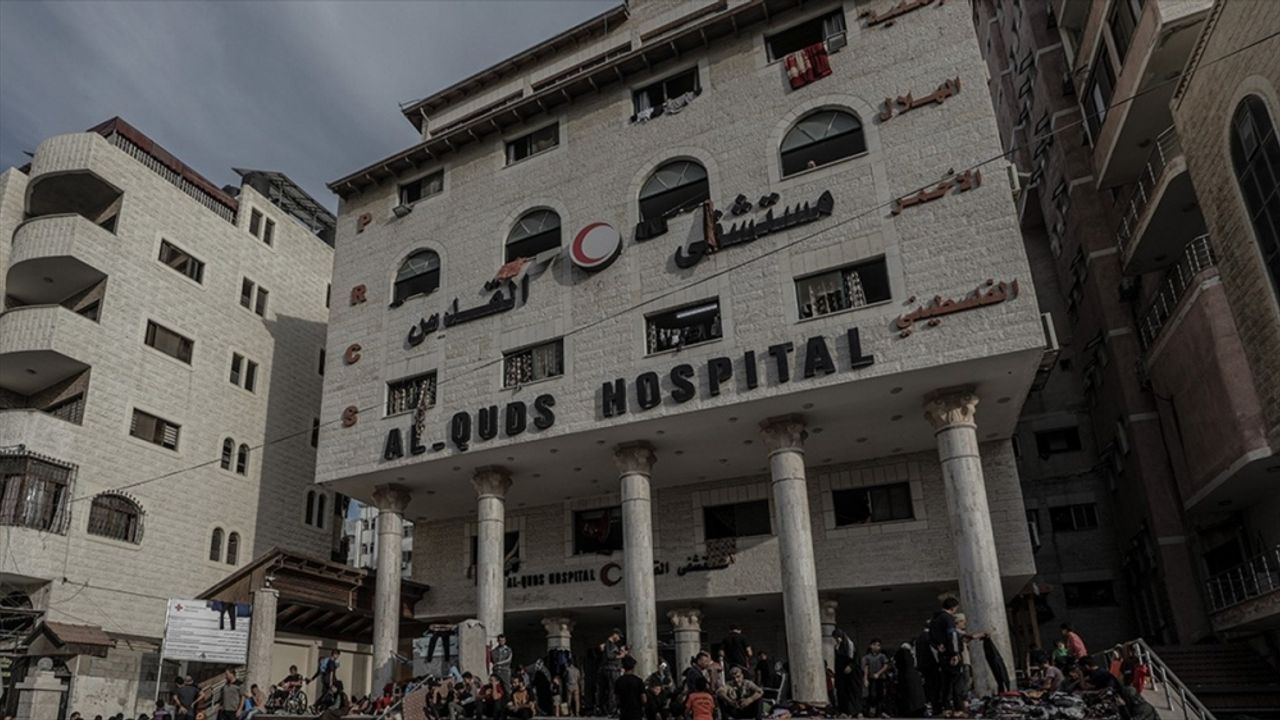 Filistin Kızılayı: Kudüs Hastanesi çevresinde şiddetli saldırılar nedeniyle ambulanslar hareket edemiyor