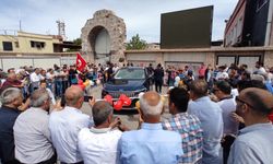 Türkiye'nin yerli otomobili Togg, Hatay Erzin'de sergilendi