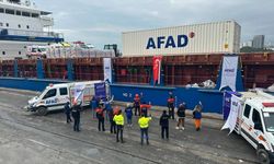 Türkiye'den Gazze'ye insani yardım malzemesi taşıyan ikinci gemi Mısır'a doğru yola çıktı