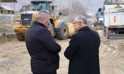 Kayseri Yahyalı'da yollarda asfalt hazırlığı