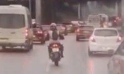 Bakan Koca, ambulans için trafiği açan motosiklet sürücüsünün görüntüsünü paylaştı