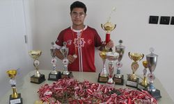 Şanlıurfalı milli dartçı, 7 yılda 75 madalya kazandı