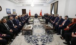 Cumhurbaşkanı Erdoğan, Irak Türkmen toplumu ve Irak Sünni toplumu temsilcilerini kabul etti