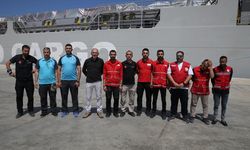 Mısır'da 9. İyilik Gemisi'nden indirilecek yardımlar 24 saatte Gazze'ye ulaşacak