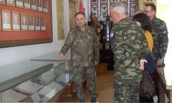 Yunanistan askeri heyeti, 54'üncü Mekanize Piyade Tugay Komutanlığı'nı ziyaret etti