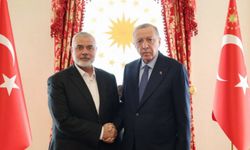 Cumhurbaşkanı Erdoğan Haniye'yi kabul etti