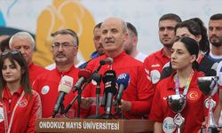 YÖK Başkanı Özvar, milli sporcularla birlikte "Spor Dostu Kampüs" projesini tanıttı