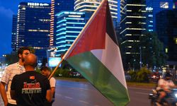 İsrail'in İstanbul Başkonsolosluğu önünde Filistin'e destek eylemi