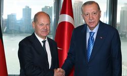 Cumhurbaşkanı Erdoğan, Almanya Başbakanı Olaf Scholz'u kabul etti