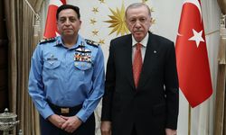 Cumhurbaşkanı Erdoğan, Pakistan Hava Kuvvetleri Komutanı Orgeneral Sidhu'yu kabul etti