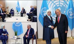 Emine Erdoğan, BM Genel Sekreteri Antonio Guterres'le görüştü