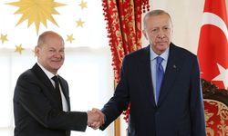 Cumhurbaşkanı Erdoğan, Almanya Başbakanı Scholz'u kabul etti