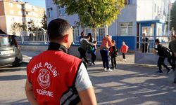 Edirne'de "okul polisi" hem velilere hem öğrencilere güven veriyor