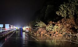 Rize'de heyelan nedeniyle Karadeniz Sahil Yolu'nun Artvin yönü ulaşıma kapandı