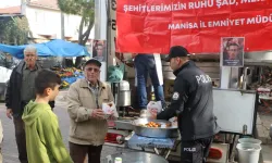 Manisa'dan şehit polis Hasan Akoral'a anma