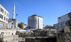 Edirne'de restorasyonu süren Makedon Kulesi'ndeki çalışmalarda şapelin de olduğu kalıntılar bulundu