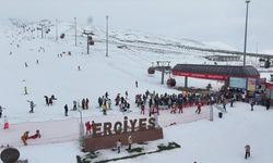 Erciyes Kayak Merkezi, hafta sonunda 70 bin ziyaretçi ağırladı