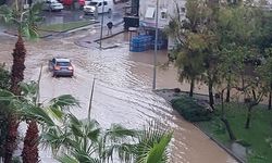 Manavgat'ta şiddetli yağış su baskınlarına neden oldu