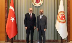 TBMM Başkanı Kurtulmuş, Türkiye Maarif Vakfı Başkanı Özdil'i kabul etti