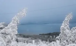 Sakarya'da beyaz örtü kadraja böyle yansıdı