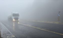 Bolu Dağı'nda sis etkili oldu