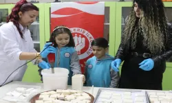 Malatya'da ilkokul öğrencileri atık yağlardan sabun üretti
