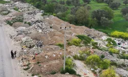 Manisa'da kaçak moloz dökülen alanlar temizlendi