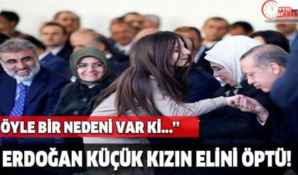 Erdoğan Küçük Kızın Elini Öptü! İşte Bunun Nedeni...