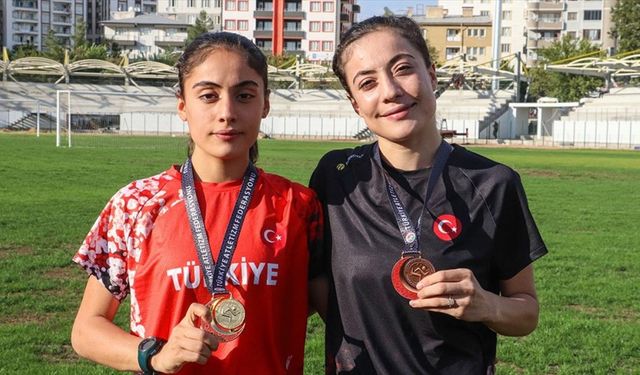 Siirtli 2 kız kardeş, atletizmde yeni başarılara imza atmak istiyor