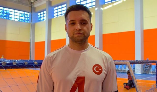 Paralimpik sporcu Bilal Tekin, golbolda önemli başarılara katkı sağlamak istiyor