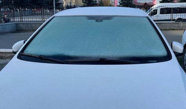 Ardahan ve Kars'ta sabah soğuk hava etkili oldu