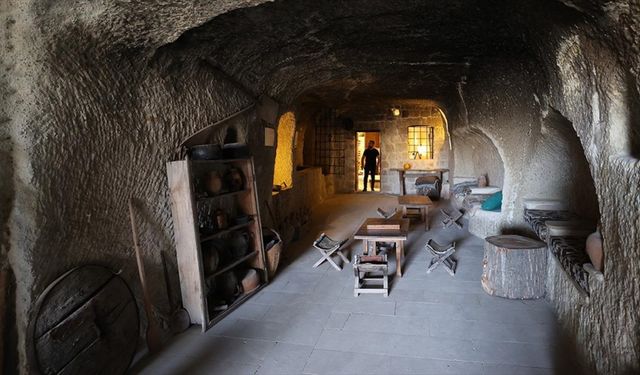Ata mirası mağara evi "geçmişe yolculuk" için ziyarete açtı