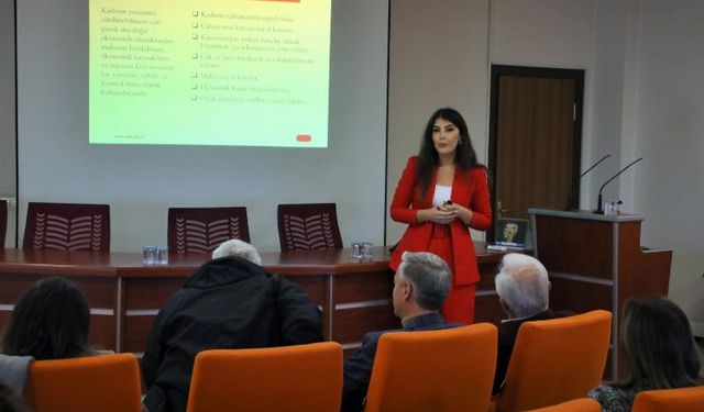 İzmitli yöneticilere  'Kadına Yönelik Şiddetle Mücadele' eğitimi