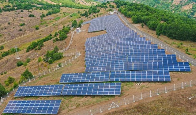 Akkuş'taki güneş enerjisi santralinden 3,1 milyon lira gelir elde edildi