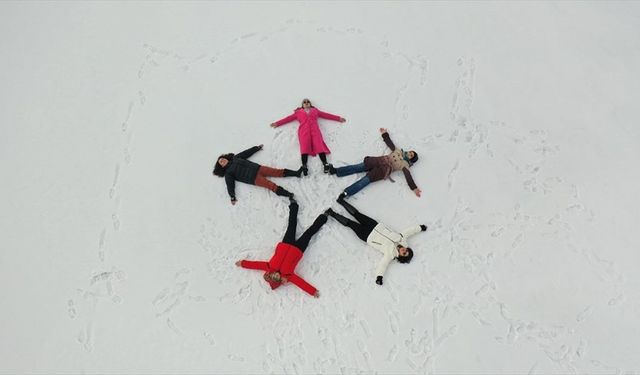 Ağrı'nın karla kaplı güzellikleri fotoğraf tutkunlarını ağırlıyor