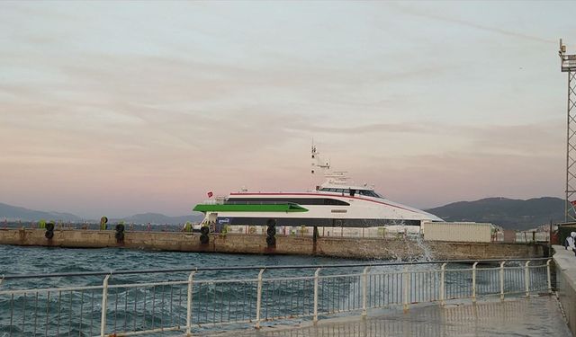Bursa Deniz Otobüslerinin 5 seferi iptal edildi