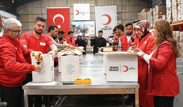 Türk Kızılay bu yılki ramazan kampanyasını Hatay'dan başlattı