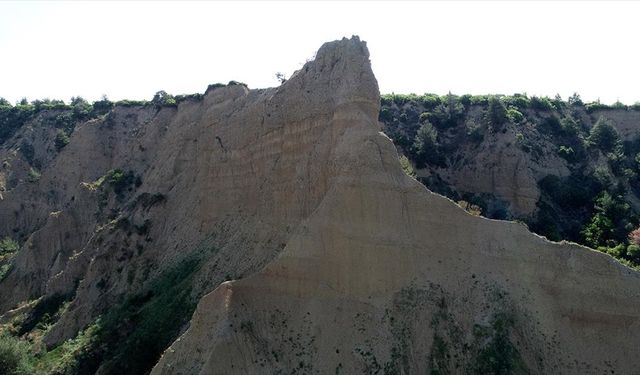 Anzakların Mısır'daki sfenkslere benzettiği Arıburnu Yarları doğa koşullarına direniyor