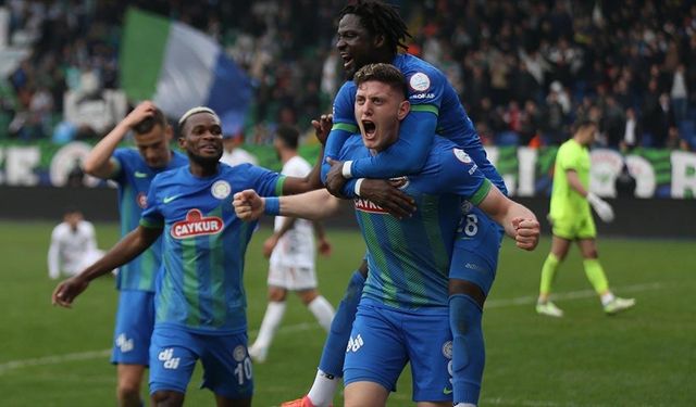 Çaykur Rizespor, Bitexen Antalyaspor'u 3-0 yendi