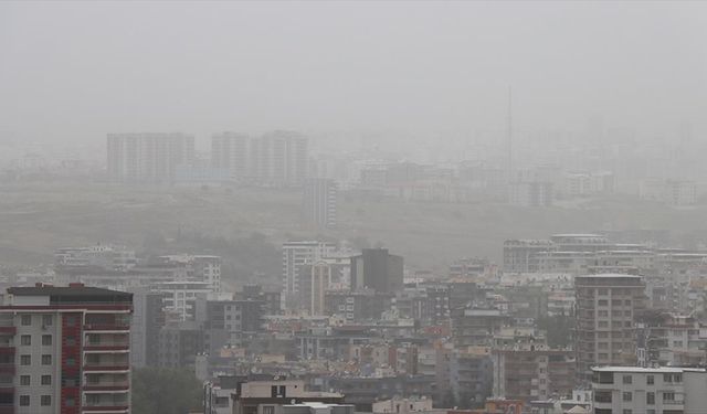 Şanlıurfa'da toz taşınımı etkili oldu