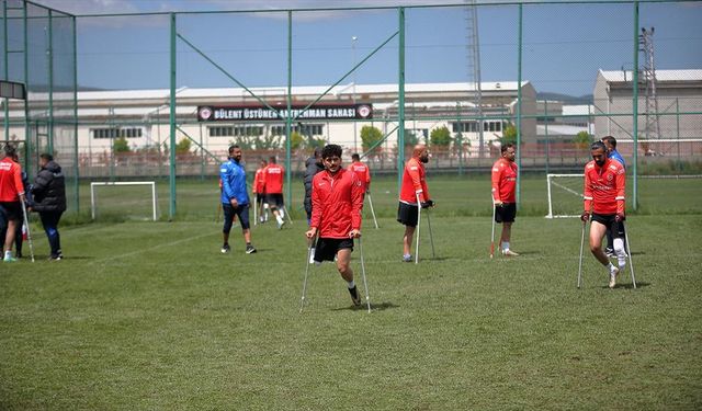 Ampute Milli Futbol Takımı, üçüncü kez Avrupa şampiyonu olmak için hazırlanıyor