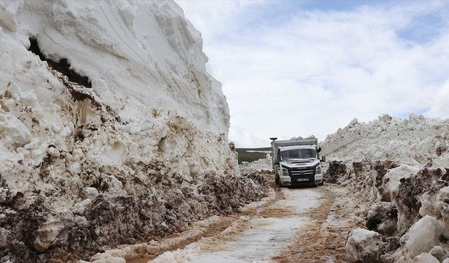 Kardan kapalı yolların açılmasıyla aylar sonra köylerine dönüyorlar