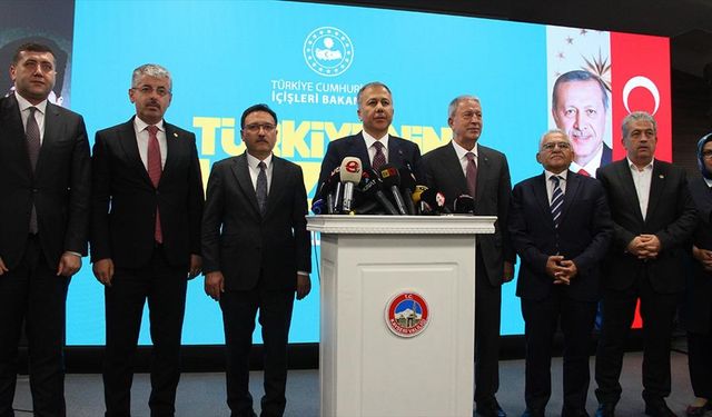 Bakan Yerlikaya: Kayseri'de 855 şahıs gözaltına alındı, bunların 13'ü tutuklandı