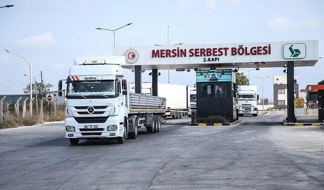 Mersin Serbest Bölgesi'nin 6 aylık ticaret hacmi 1,8 milyar dolara ulaştı