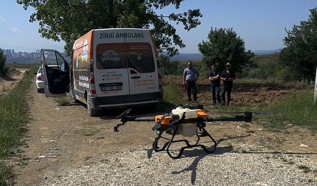 "Zirai ambulans" bitki sağlığı için tarlalarda