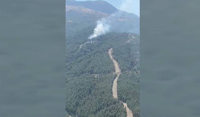 Manisa'da Spil Dağı eteklerinde çıkan orman yangını kontrol altına alındı