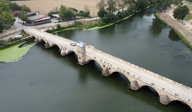 Edirne'deki Tunca Nehri'nin debisi 4 yıldır azalıyor