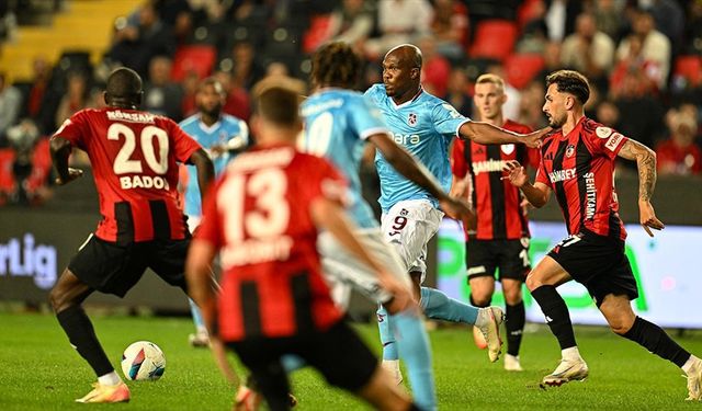 Gaziantep FK ile Trabzonspor 0-0 berabere kaldı