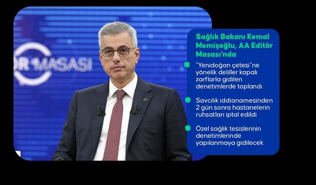 Sağlık Bakanı Memişoğlu: 26 Nisan 2024'te yapılan operasyon ile "yenidoğan çetesi" çökertildi