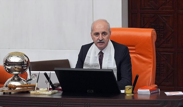 TBMM Başkanı Kurtulmuş: İsrail'in yayılmacı politikalarına karşı TBMM olarak birlik beraberlik içinde ilerlemeliyiz